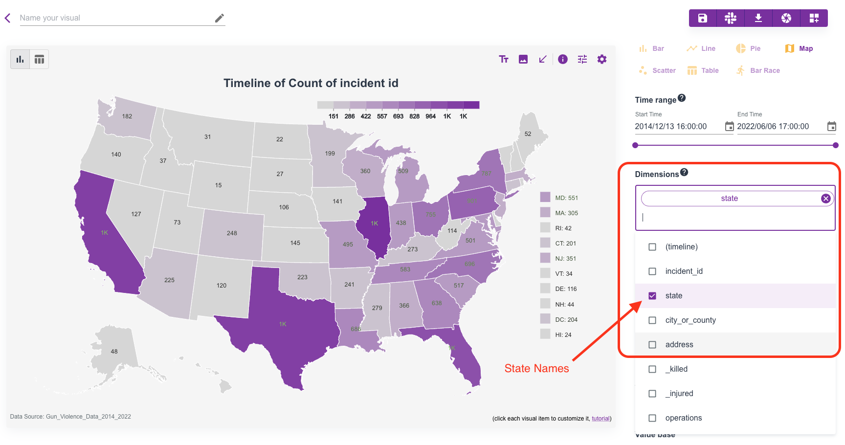 Data To Render Map