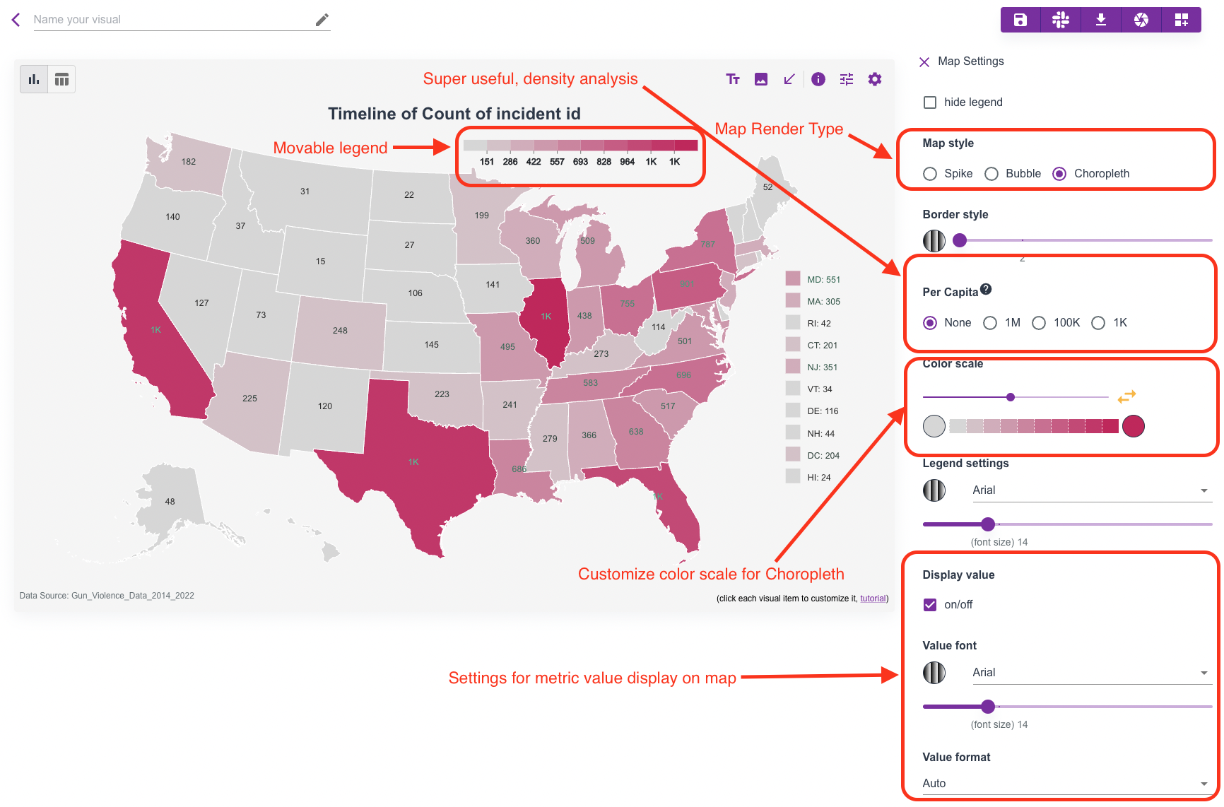 Customize Map